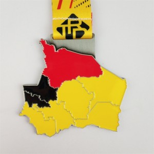 레이저 자신의 로고 3D 금속 상 ODM Gold Silver 및 Bronze Medals 선물