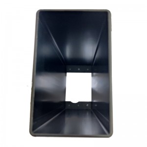 검은 색 양극화 압출 프로파일, CNC 밀링 고정밀 부품