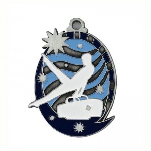 컬러 3D 에나멜 메달 체조 메달 홀더 메달 선물