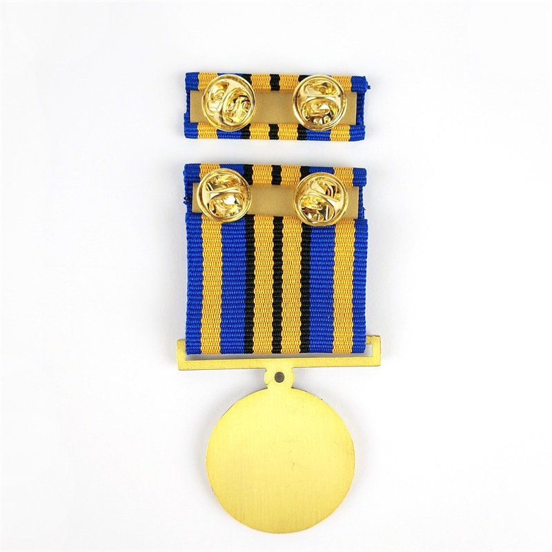소프트 에나멜 커스텀 핀 배지상은 짧은 끈으로 명예 메달