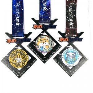 맞춤형 마라톤 하프 마라톤 스포츠 메달 도매 라운드 모양 메달