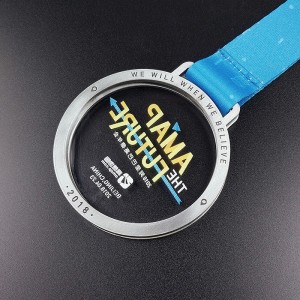 고품질 동물 슬라이버 커스텀 아연 합금 다이 캐스팅 상 금속 유니버설 레슬링 메달