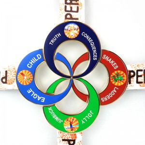 저렴한 맞춤형 금속 상 조합 메달