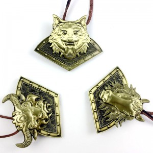 Untique 놋쇠 소프트 에나멜 컬러 금속지도 직소 조합 메달