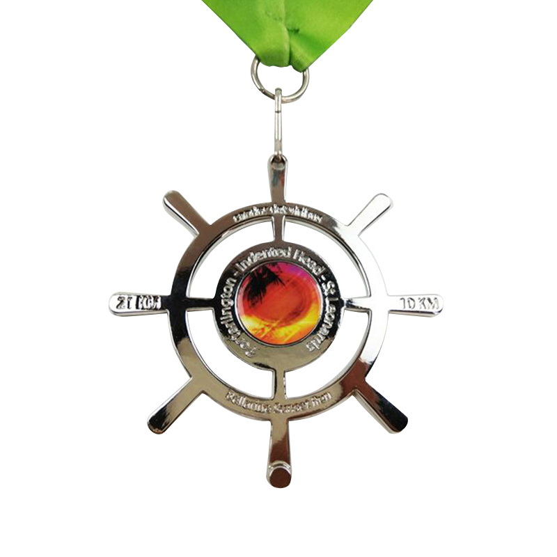 단일 커스텀 메달 핸드 디자인 유리 메달 금메달 메달