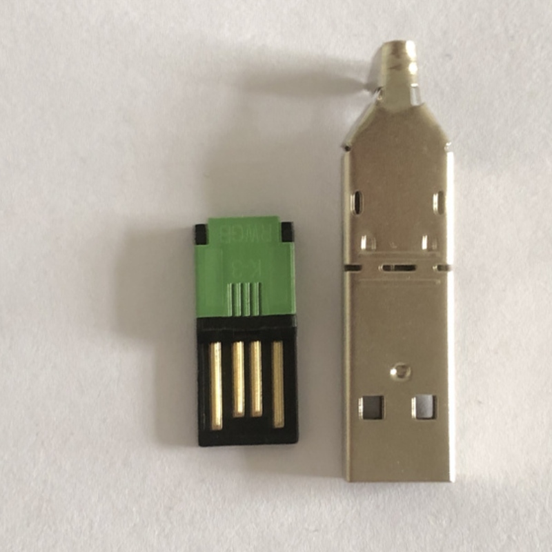 ickel- 도금 USB 타입 A 테일 소켓 3-in-1 PC DIY 어댑터