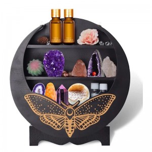 달 홀더 벽 또는 데스크탑 선반 에센셜 오일 홀더 크리스탈 홀더