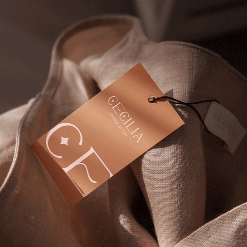 의류 태그를 만드는 재료