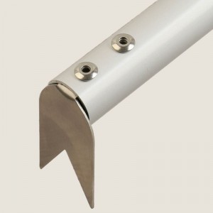 회전 피자 포크 피자 터너 알루미늄 핸들 베이크웨어 튼튼한 보관하기 쉬운&전송 주방 및 베이킹 도구, 검은 색