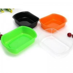 뚜껑이없는 화려한 과일 트레이 170*125*38 mm HGF-024