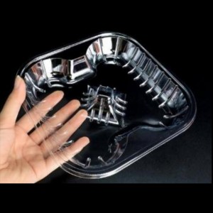 뚜껑이없는 슬롯 과일 트레이 180*180*25 mm HGF-4A (75)