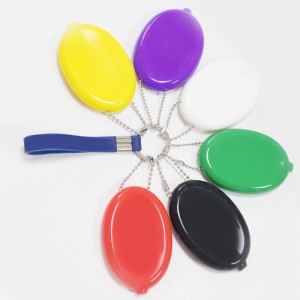 실리콘 타원형 동전 지갑 동전 가방, 남자 \\\\ \'s/women의 가방, 체인, 음식 등급 실리콘 백, 환경 친화적이고 방수