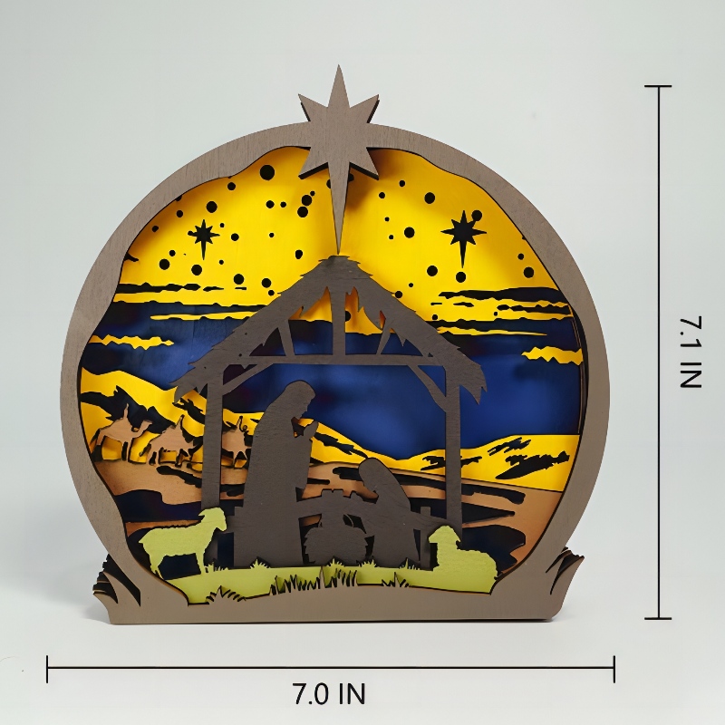 3D 목재 공예 장식