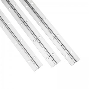 표준 크기의 긴 힌지 201#72‘’*1.2 스테인레스 스틸 피아노 힌지 연속 행 캐비닛 피아노 힌지