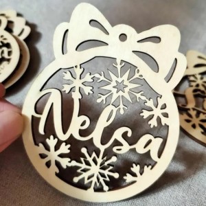 레이저 조각 나무 합판 원형 장식 조각