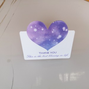 맞춤형 선물 인사말 카드 종이 카드