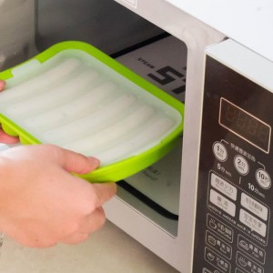 수제 핫도그, DIY 핫도그, BPA 프리, 오븐 및 전자 레인지 안전 핫도그 몰드 용 스틱 실리콘 소시지 금형