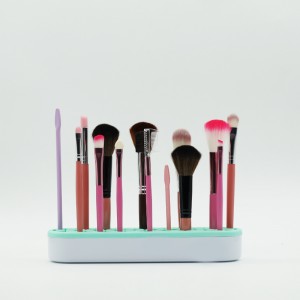 실리콘 메이크업 브러시 홀더, 실리콘 메이크업 브러시 주최자, 봉제 공예 도구, 페인팅 브러시, 고정 도구 저장을위한 다목적 네일 브러시 주최자