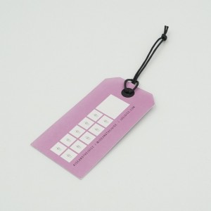 태그 라벨 인쇄 의류 태그 설계 및 생산