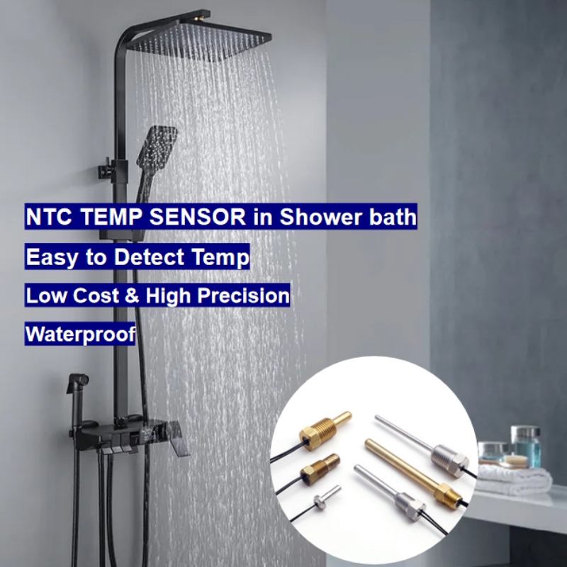 디지털 욕조 샤워의 NTC 서미스터 온도 센서