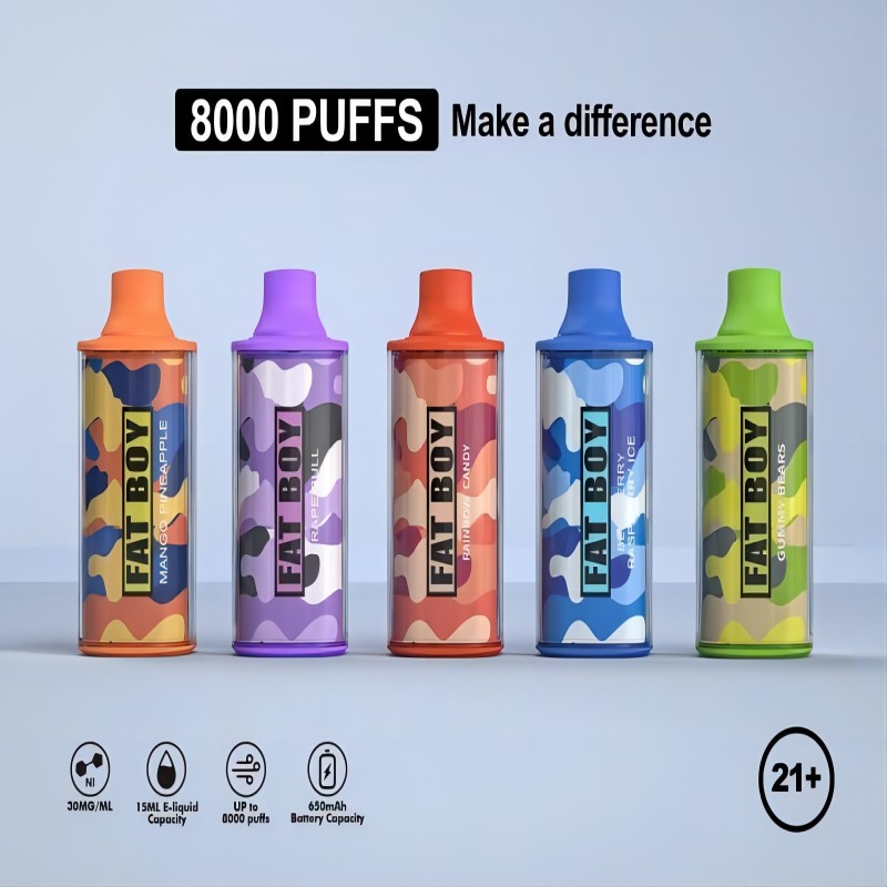 Elfworld Reload 8000 Puffs Fluum vape Juice e Liquid Voltbar Type-C 충전식 일회용 vape