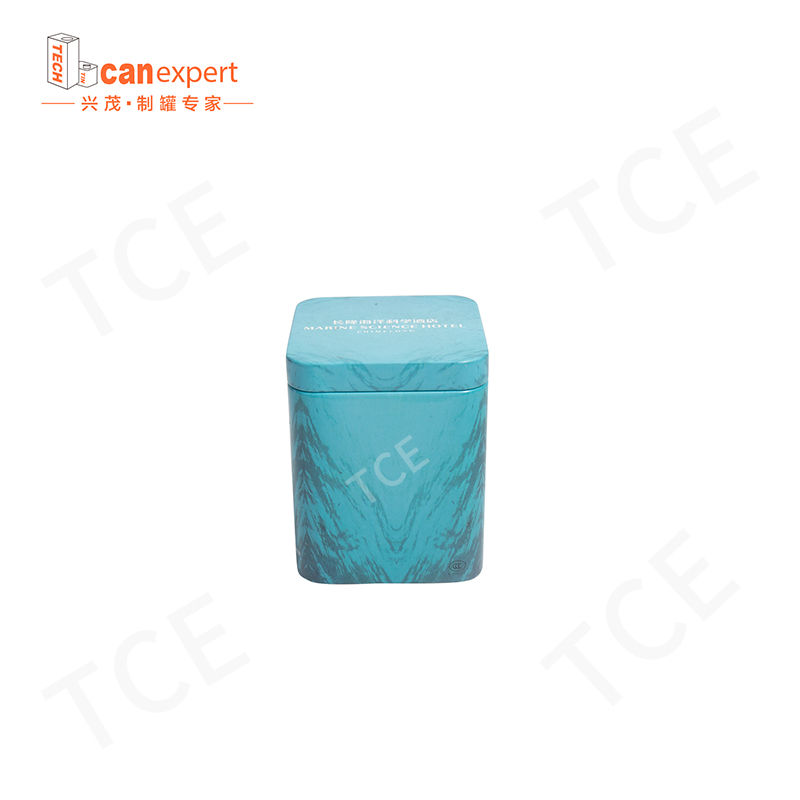 TCE-NEW 디자인 주석 선물 상자 포장 캔 0.28mm 제곱 크래프트 선물 틴 캔