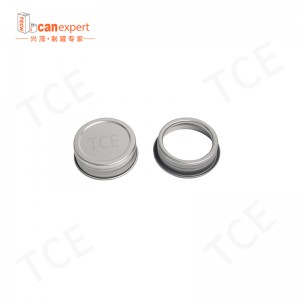 TCE- 공장 직접 금속은 입을 나사로 42mm 직경 0.25mm 두께 나사 뚜껑