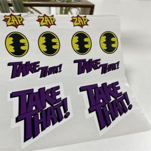 만화 애니메이션 화려한 스티커