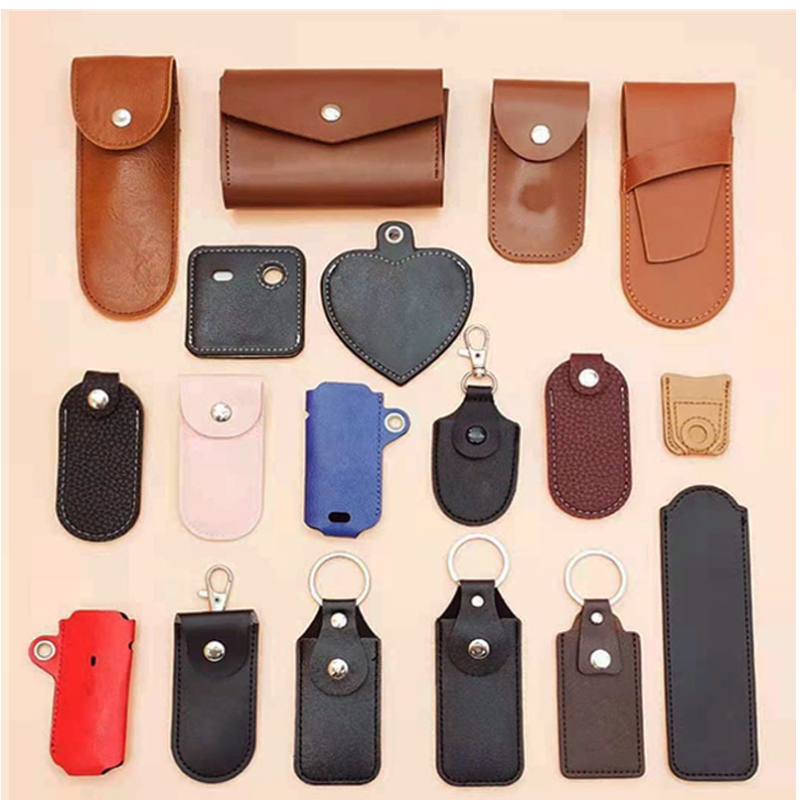 가죽 열쇠고리, USB 커버, 각종 작은 가죽 부품, 가죽 지갑 카드 커버