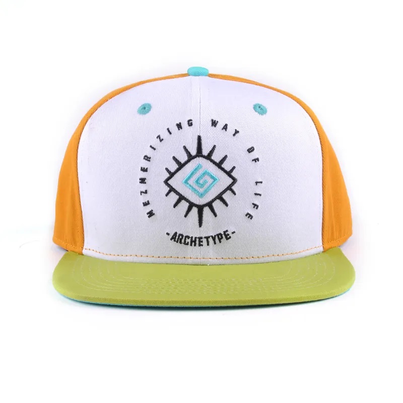 Hiphop Custom Logo Flat Bill Color Block Baby Kids 6 패널 유아 스냅 백 Gorras Blank Hats Snapbacks Cap