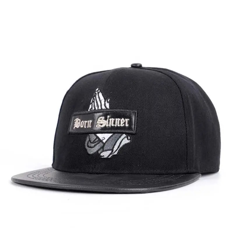 뜨거운 인기있는 힙합 권투 야구 모자 플래트 브림 모자