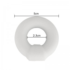 뜨거운 판매 남자 섹스 장난감 음경 반지 수탉 반지 남성 자위 (흑백)