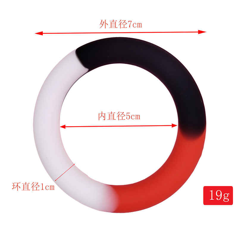 뜨거운 판매 남자 섹스 장난감 음경 반지 수탉 반지를위한 남성 자위 (5- 원 3 컬러)
