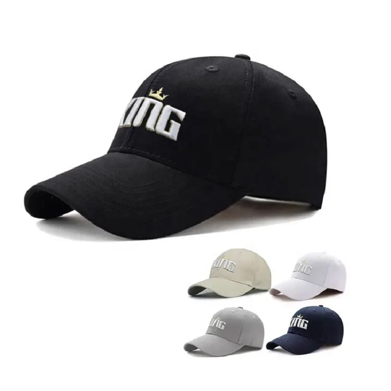 Unisex 6 패널 고품질의 자수 야구 캡 장착 남성 모자 모자 커스텀 로고 자수 야구 모자를위한