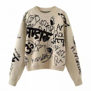 소규모 주문을 받아들입니다.면 뜨개질 제조 남성 스웨터