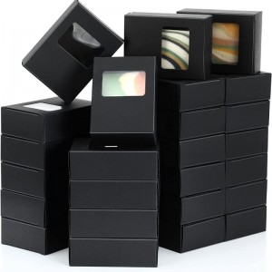 PVC 자료가있는 맞춤형 창 종이 상자