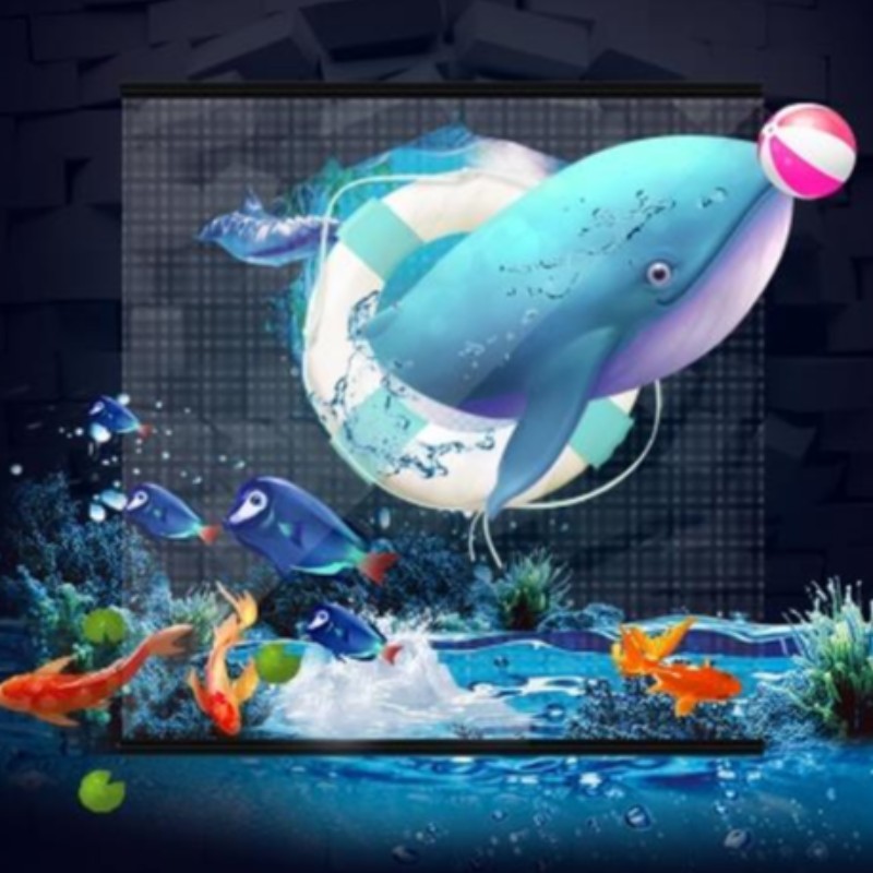 투명한 홀로그램 LED 화면에 대한 간단한 소개