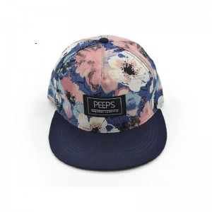 3D 자수 로고가있는 고품질 사용자 정의 스냅 백 커스텀 로고 스냅 백