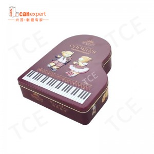 커스텀 쿠키 틴 캔 음식 주석 포장 금속 상자 엠보싱 쿠키 주석 항아리