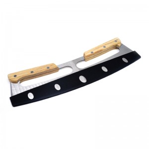 뜨거운 판매 스테인레스 스틸 커터 피자, 피자 커터 피자 로커 플라스틱 커버 보호 기능이있는 주방 도구