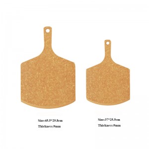 14.5 인치 18 인치 음식 안전 섬유 목재 맞춤형 디자인 피자 절단 보드 및 서빙 보드 피자 보드