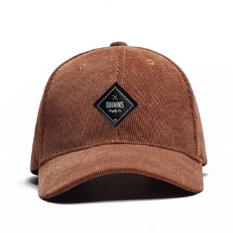 맞춤형 스포츠 모자 Sun Hat Men 디자인 모자 모자 Gorras de Beisbol Corduroy 야구 모자