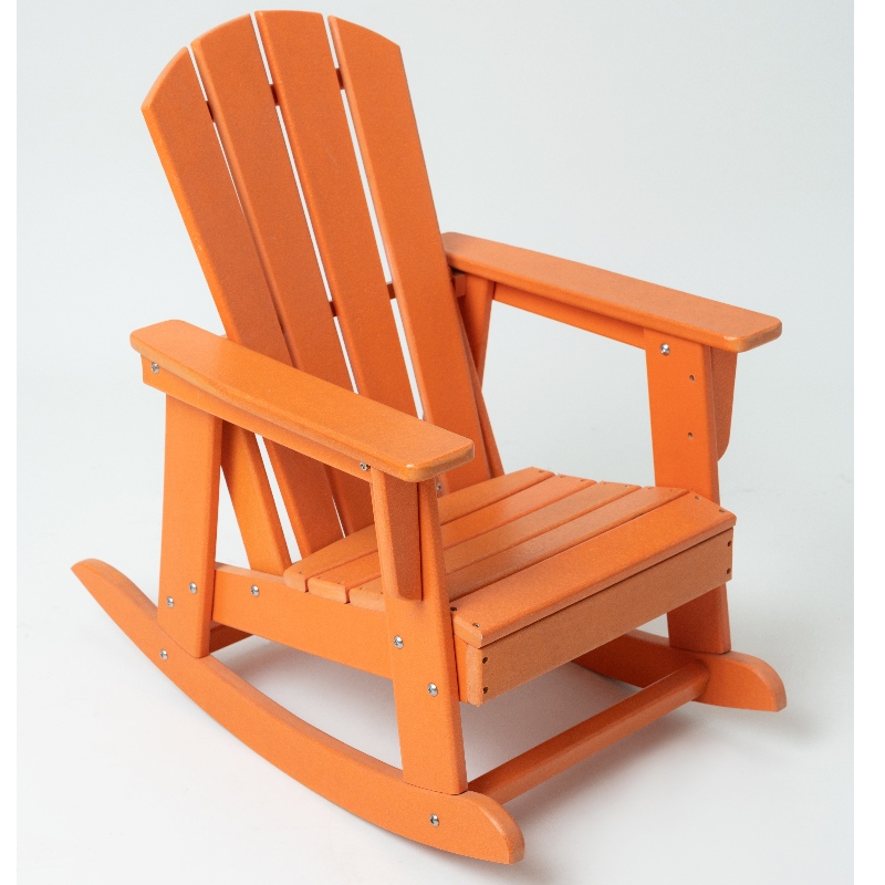 쿠션이있는 Adirondack 흔들 의자