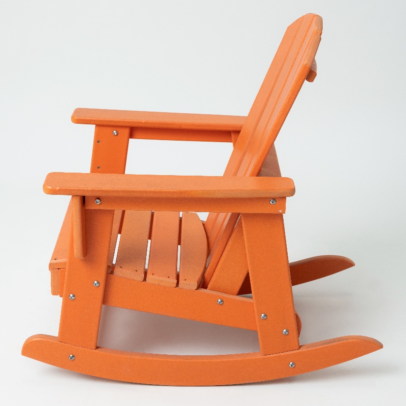 쿠션이있는 Adirondack 흔들 의자