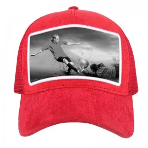 도매 고품질 메쉬 커스텀 벨벳 트럭 운전사 캡 5 패널 맞춤 아플리케 패치 자수 검은 벨벳 트럭 운전사 모자