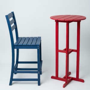 둥근 실외 사이드 테이블