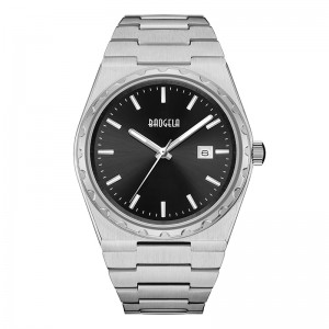 Baogela 브랜드 럭셔리 로즈 시계 스테인리스 스틸 맨 \\\\ \'의 손목 시계 클래식 비즈니스 50m 방수 운동 relogio masculino 22801