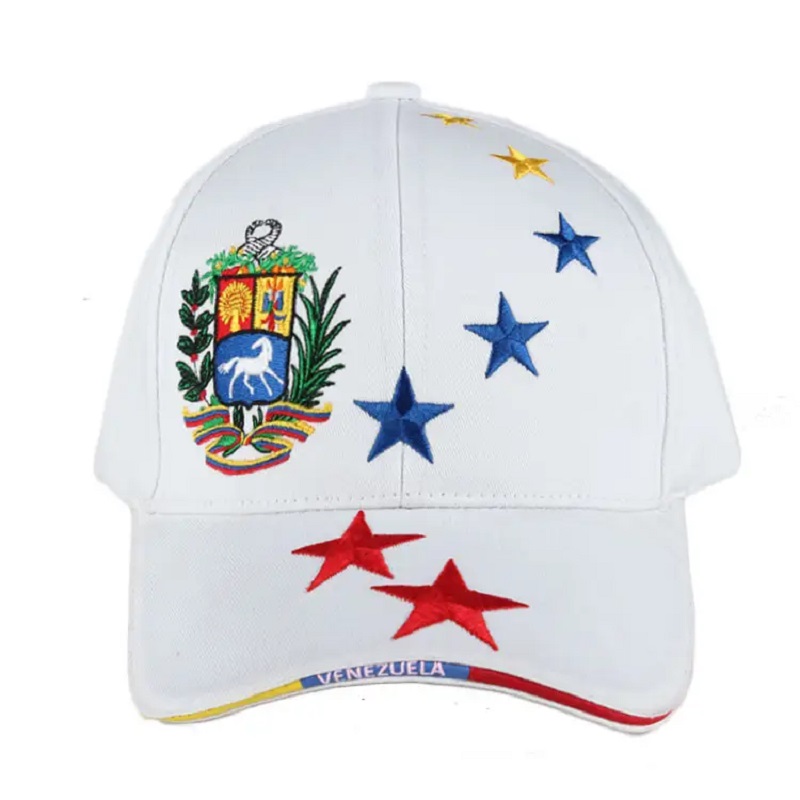 맞춤형 베네수엘라 자수 야구 모자