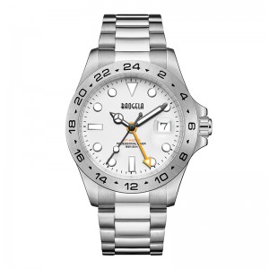 Baogela Men Luxury Watch 304 스테인레스 스틸 스위스 운동 빛나는 다이얼 50bar ashion 비즈니스 relogio masculino wristwatch 22806