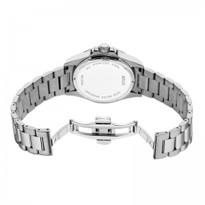 Baogela New Blue Red Water Ghost Watch Men \\\\ \'s Watch 50 미터 방수 스테인레스 스틸 스트랩 스위스 스위스 운동 repulino 22807